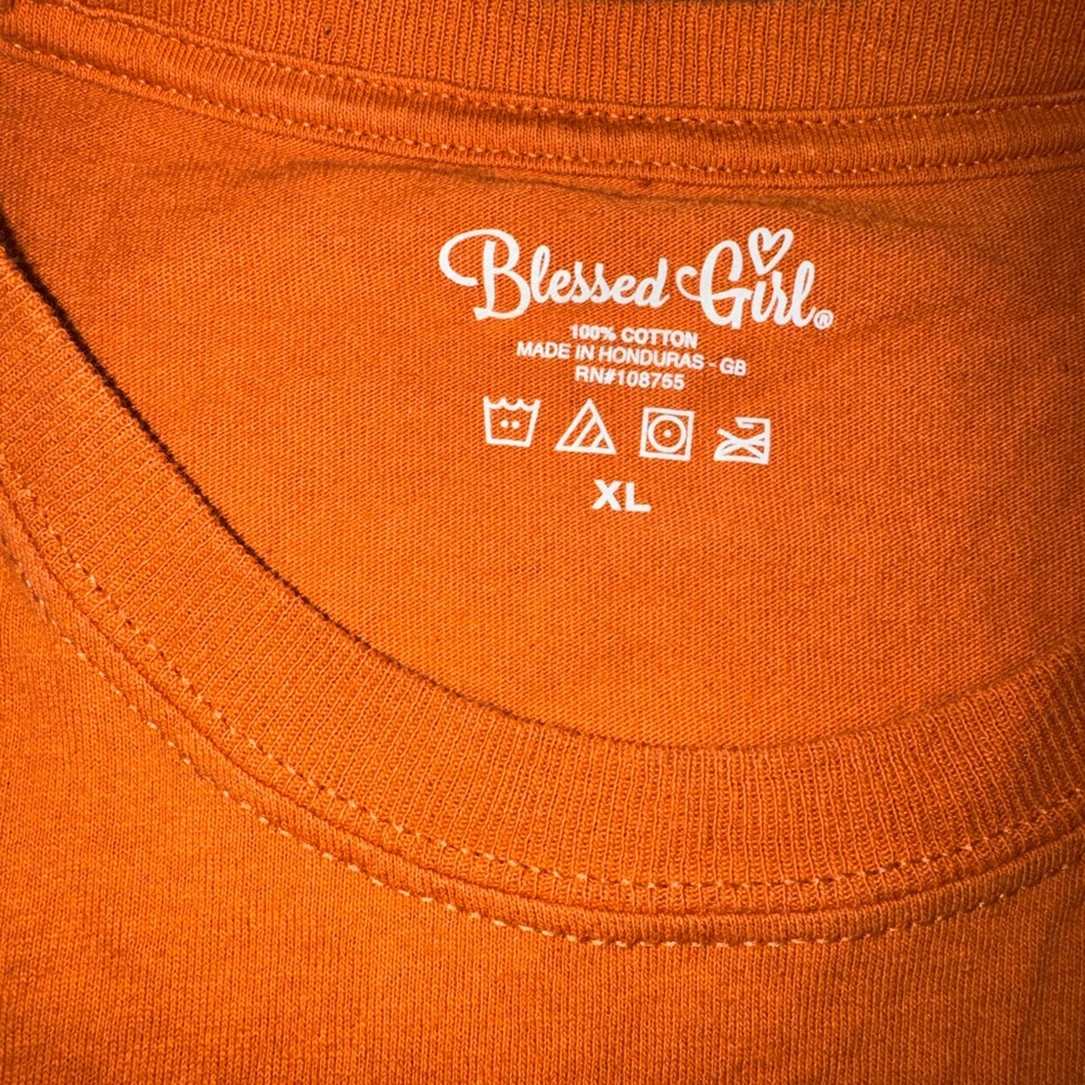 Blessed Girl Women's Long Sleeve Style
& Grace T-Shirt Brown Size XL - Picture 2 of 5